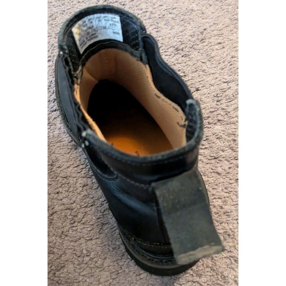 Timberland Chestnut Ridge Black Leather Waterproof Chelsea Boots 5536A Men's 8.5 - Picture 7 of 8